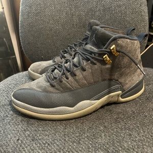 Air Jordan 12 Dark Grey suede